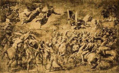 The Saints Peter and Paul Appear to Attila by Raffaello Sanzio Raphael